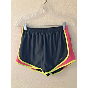 Nike Shorts Womens Small Black Pink Dri Fit Gym Activewear Running